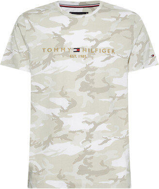 Tommy Hilfiger Camouflage T-shirt With Logo - ShopStyle