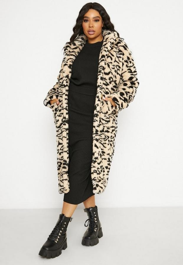 leopard jacket plus size