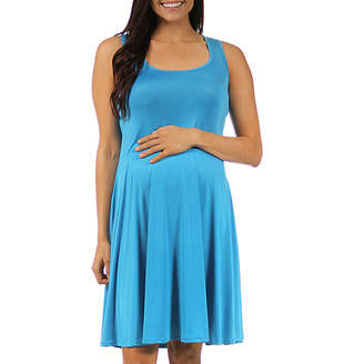 24/7 Comfort Apparel A-Line Dress-Plus Maternity
