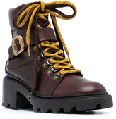Thumbnail for your product : Tod's Lace-Up Low-Heel Ankle Boots
