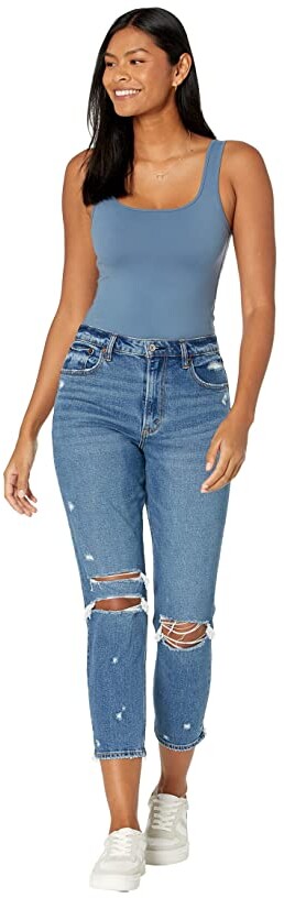 Abercrombie & Fitch Curve Love High Rise Mom Jeans - ShopStyle