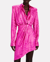 Thumbnail for your product : Giuseppe di Morabito Zebra Jacquard Asymmetric Mini Dress