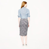 Thumbnail for your product : J.Crew Pencil skirt in pepper tweed