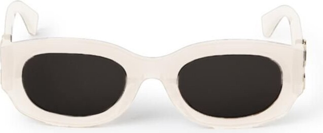 Off-White Oval Frame Sunglasses