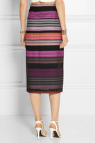 Thumbnail for your product : Missoni Striped crochet-knit pencil skirt
