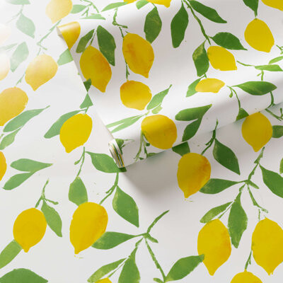 Annie Selke Home Lovely Lemons Wallpaper