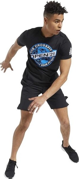 Reebok ReebokMensOpen'21ProveYourFitnessGraphicT-Shirt,black,Medium
