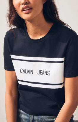 Calvin Klein Cropped Logo T-Shirt