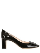 Thumbnail for your product : Giorgio Armani 70mm Patent Leather Buckle Pumps