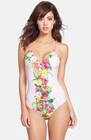 Thumbnail for your product : Ted Baker 'Pemberr Flowers at High Tea' One-Piece Swimsuit