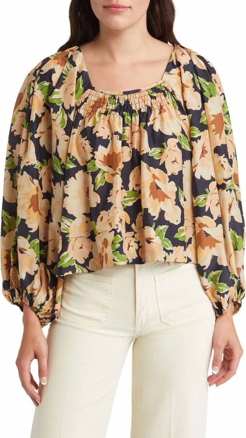 The Great Magpie Top In Victorian Rose Print