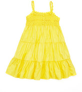 Thumbnail for your product : Ralph Lauren Childrenswear Crochet-Detail Sleeveless Sundress, Maitai Yellow, 2T-3T