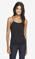 Thumbnail for your product : Express Pleated Neck Blouson Cami