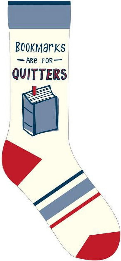 Bookmarks Are for Quitters Socks, (Hardcover)