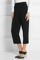 Thumbnail for your product : DKNY Cropped crepe wide-leg pants