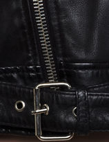Thumbnail for your product : BLK DNM Black Cropped Leather Jacket 1