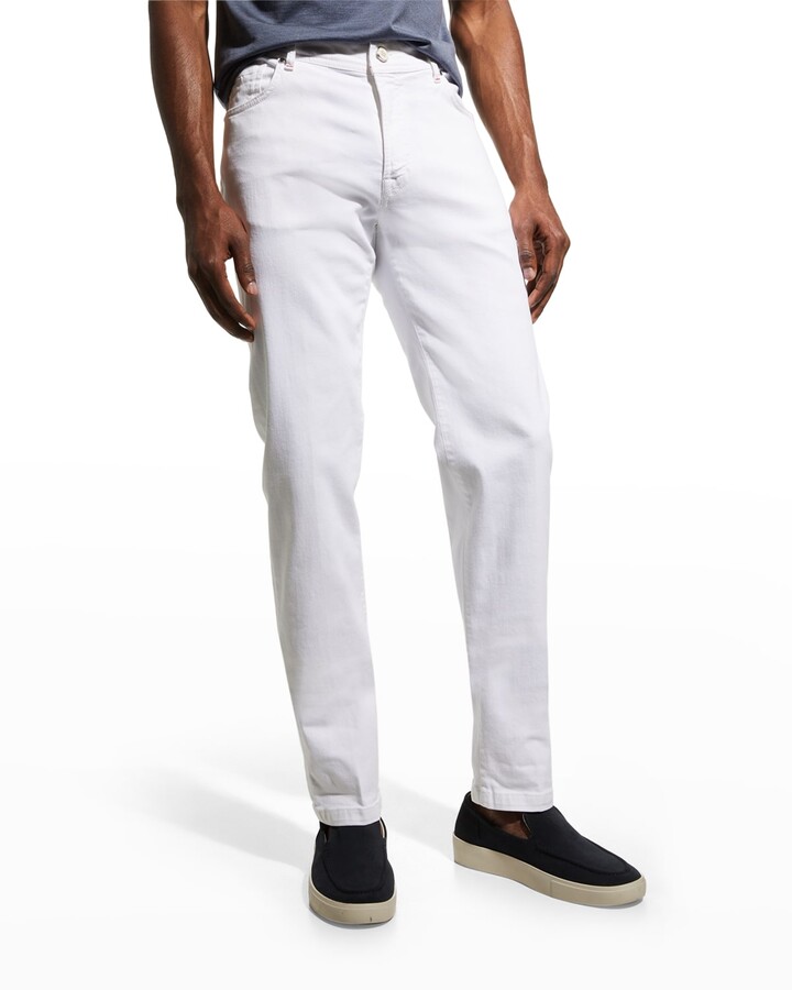 Marco Pescarolo Men's 5-Pocket Cotton-Silk Pants - ShopStyle