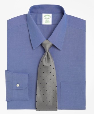 Brooks Brothers Milano Slim-Fit Dress Shirt, Non-Iron Point Collar