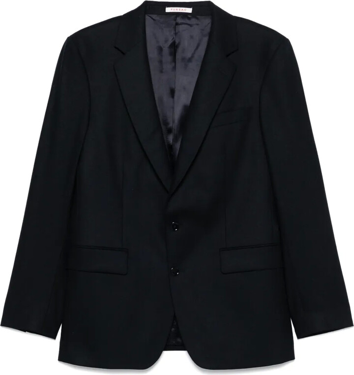 FURSAC Virgin Wool Single-Breasted Blazer