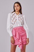 Thumbnail for your product : C/Meo AS IT GOES SKIRT pink sequin