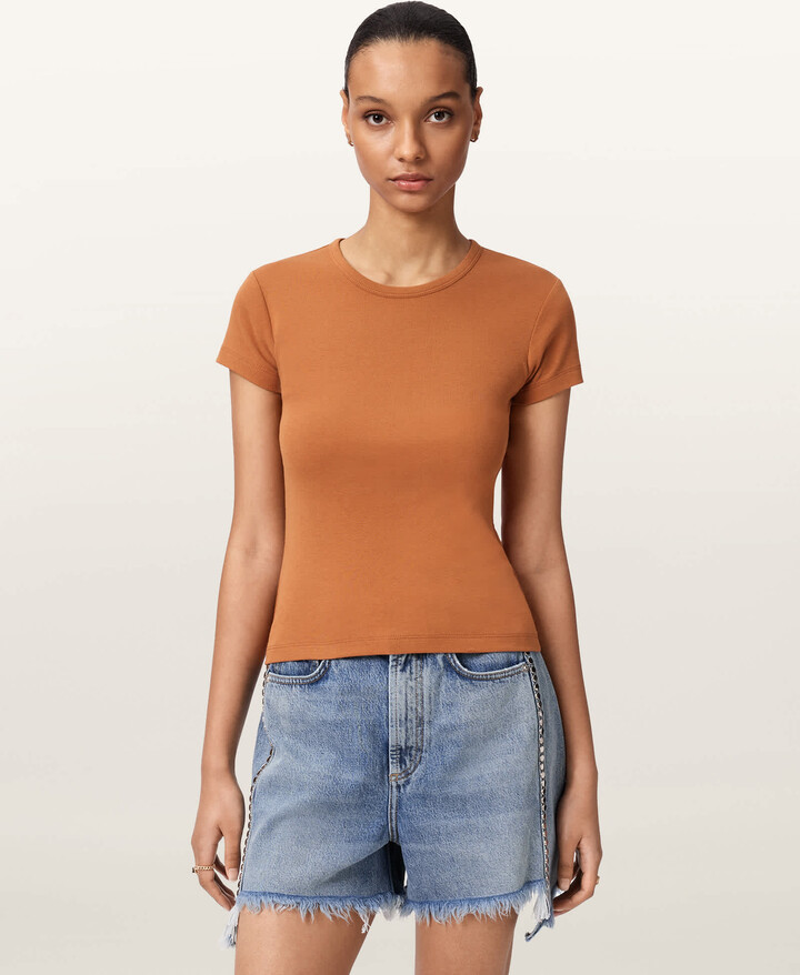 AllSaints Stevie Slim Fit Short Sleeve T-Shirt