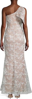 Dress the Population Genevieve One-Shoulder Lace Gown