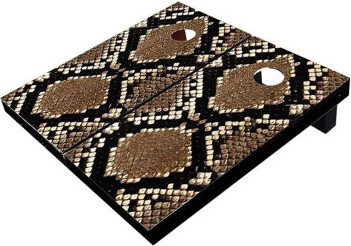 Skip's Garage 2' X 3' Rattle Snake Skin Cornhole Boards