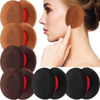 SATINIOR 6 Pairs Earmuffs Bandless Fleece Ear Warmers Winter Ear Covers  Unisex (Black - ShopStyle Workout Accessories