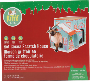 TJMAXX Hot Cocoa House Cat Scratcher