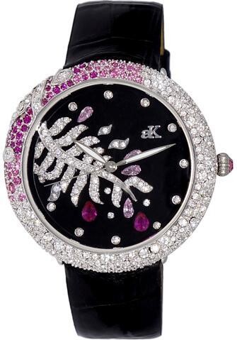 Adee Kaye Women's Majestic Silver Dial Watch - AK2118-LBK