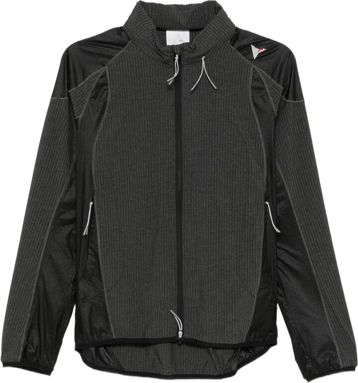 ROA Zip-Fastening Striped Jacket