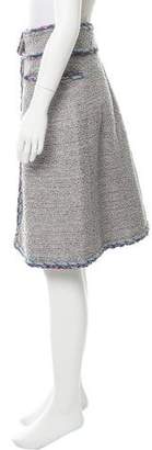 Chanel Metallic Tweed Skirt w/ Tags