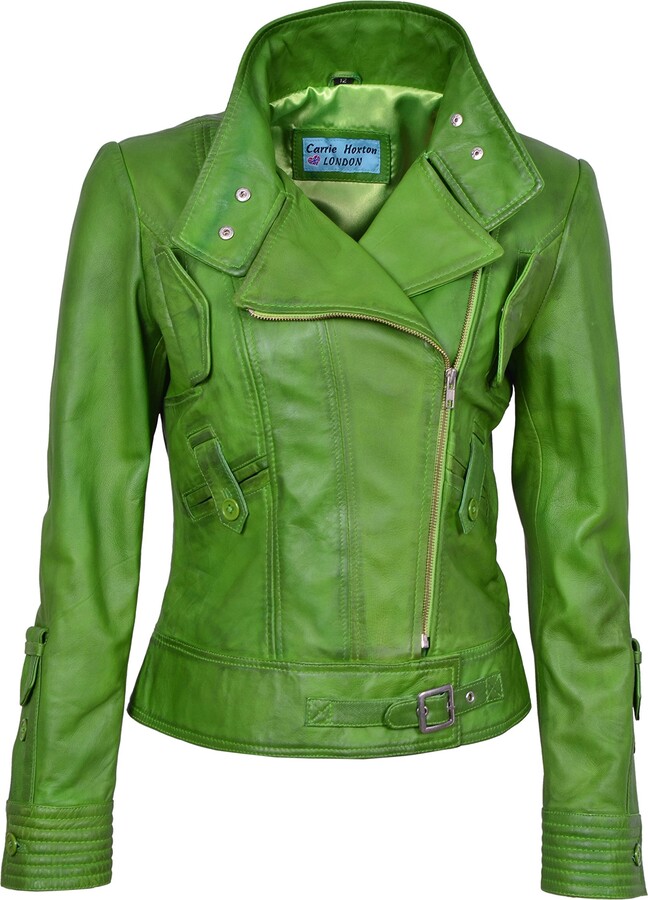 Carrie Hoxton Stylish Supermodel Beyonce New Ladies Lime Green Jacket ...