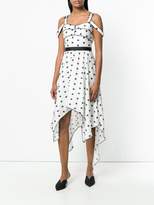 Thumbnail for your product : Self-Portrait star print sleeveless midi dress