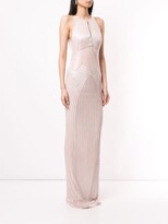 Thumbnail for your product : Rachel Gilbert Ainsley halterneck gown