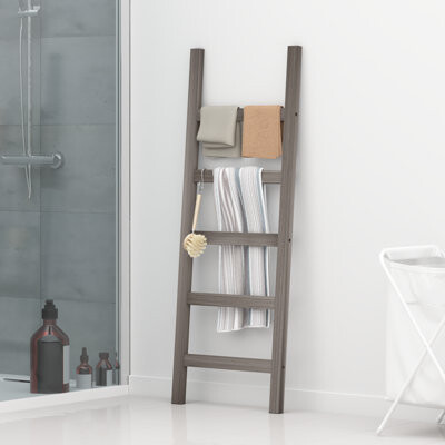 Ballucci Lina 4.5 ft Wood Blanket Ladder