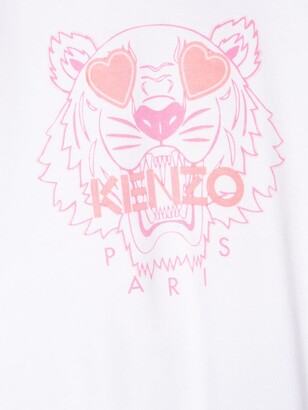 Kenzo Kids Logo-Print Ruffled-Neck Pyjama