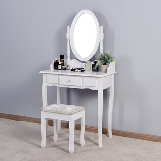 Dressing Tables With Mirror And Stool | ShopStyle