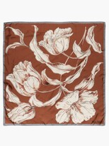 Thumbnail for your product : Max Mara Aloesj Scarf - Brown White