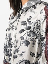 Thumbnail for your product : Pierre Louis Mascia Aloe panelled shirt-dress