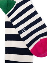 Thumbnail for your product : Paul Smith Striped Colour-Block Socks