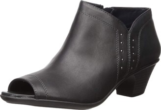 Easy Street Shoes Women's Voyage Open Toe Bootie with Mini Studs Ankle Boot