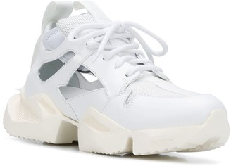 Unravel Project Cut-Out Sneakers