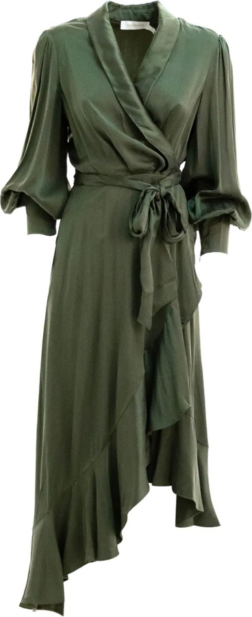 Zimmermann Ruffled Wrap Dress