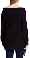Thumbnail for your product : City Chic Intertwine Convertible Lace-Up Pullover