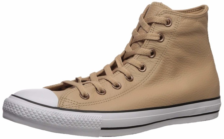 tan leather converse