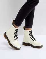 dr martens 1460 pascal black glitter flame flat ankle boots
