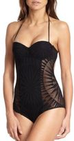 Thumbnail for your product : Mara Hoffman One-Piece Jacquard Swimsuit