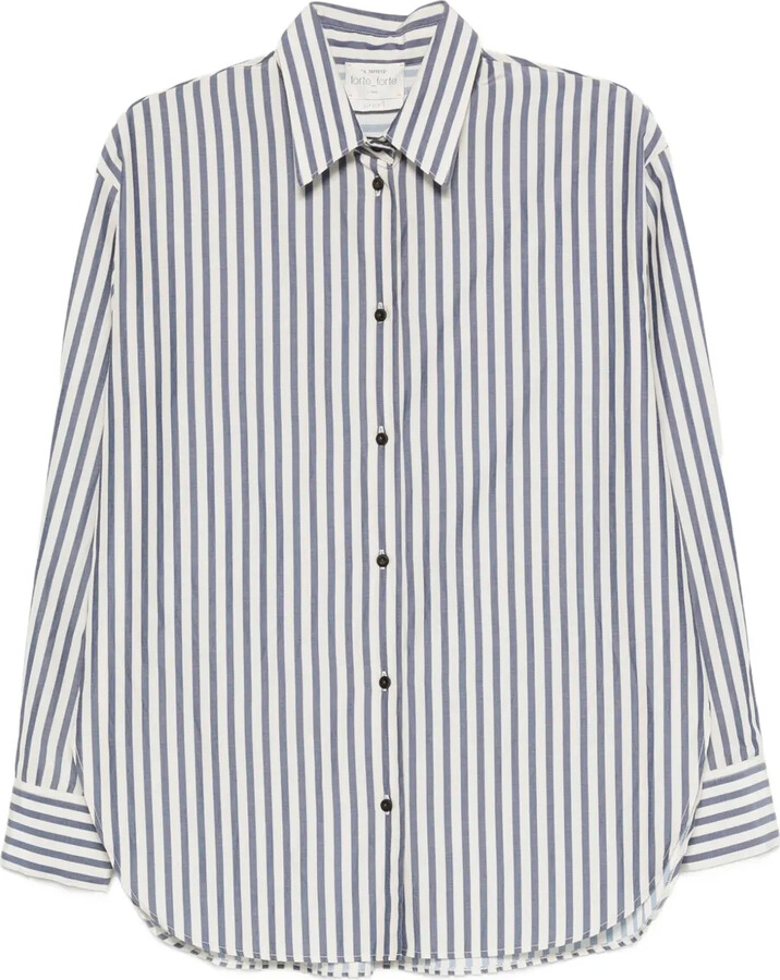 Forte Forte Striped Long-Sleeve Shirt