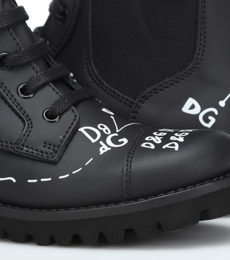 Dolce & Gabbana Children Leather ankle boots